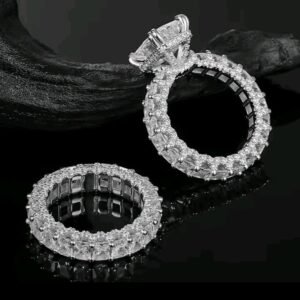 All Moissanite diamond ring