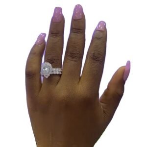 Moissanite Diamond Ring